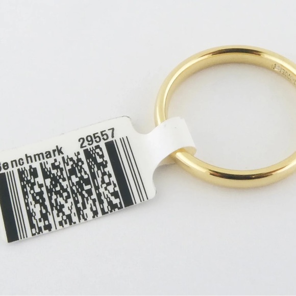 NWT Benchmark® 18K Yellow Gold 3mm Comfort Fit Wedding Band Ring LCF130 Sz:8 - Picture 2 of 4